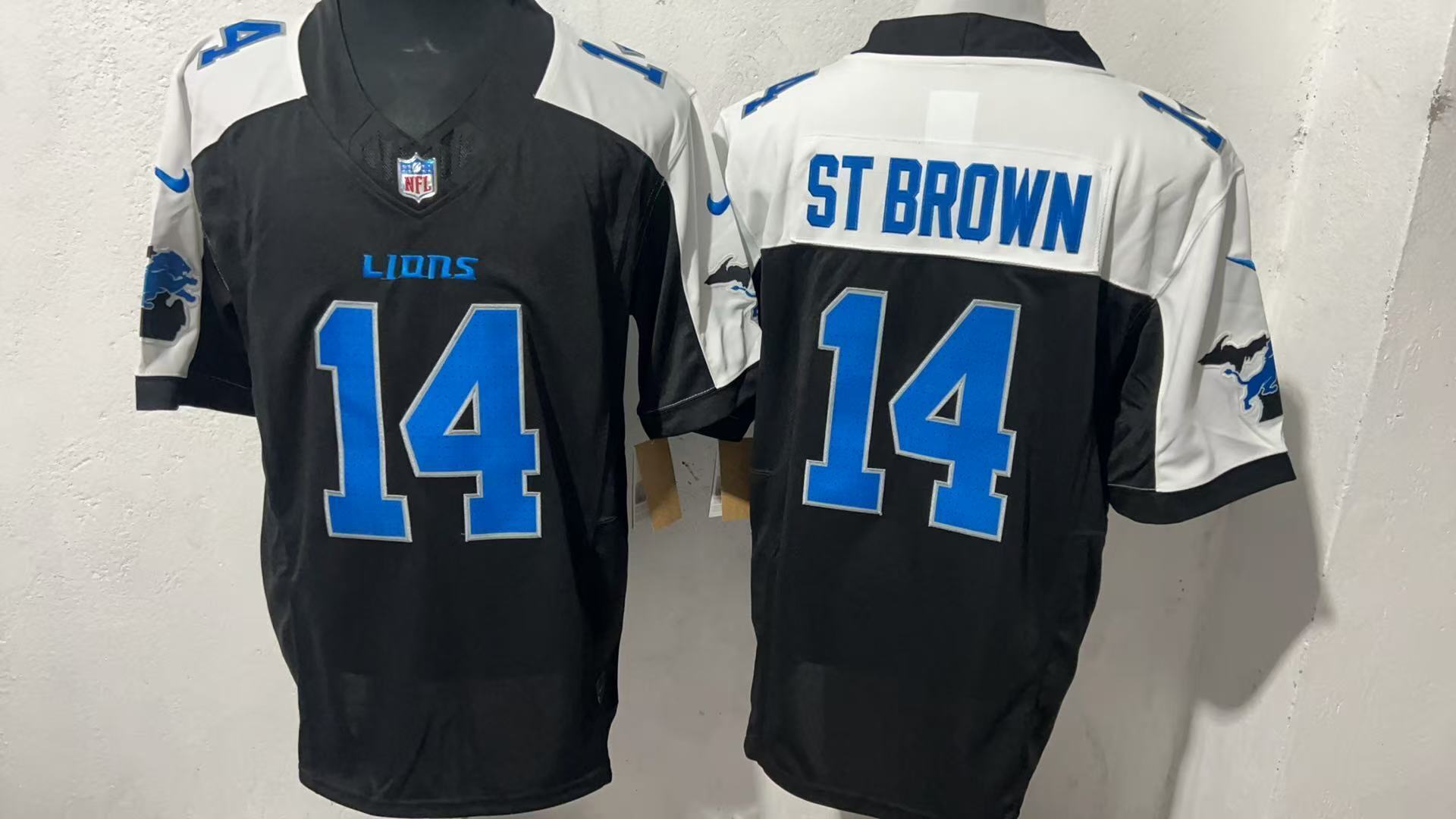 Detroit Lions #14 Amon-Ra St. Brown Style 5