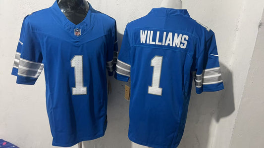 Detroit Lions #1 Jameson Williams Style 2