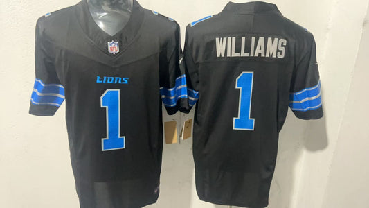 Detroit Lions #1 Jameson Williams Style 3