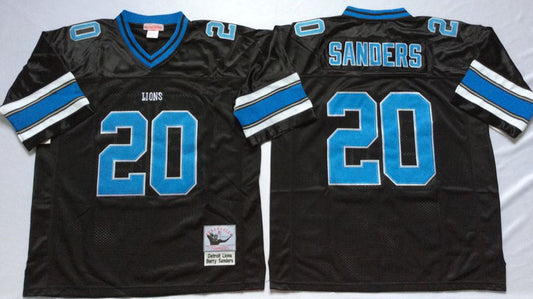 Detroit Lions #20 Barry Sanders Throwback Style 1