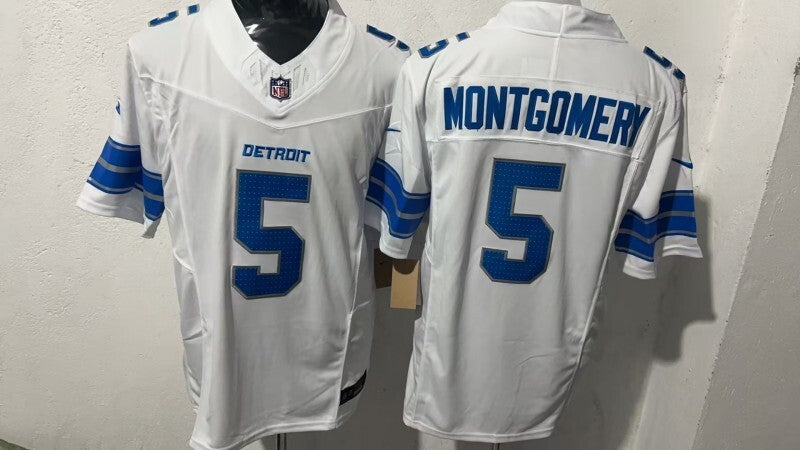 Detroit Lions #5 David Montgomery Style 3