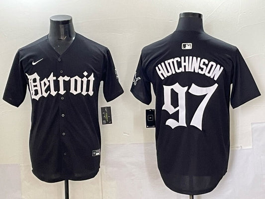 Detroit Lions #97 Aidan Hutchinson 5 Collaboration Style 1