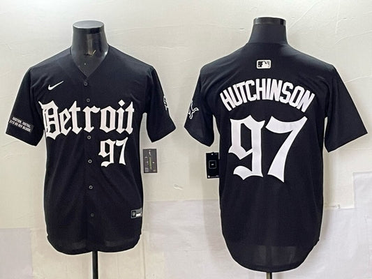Detroit Lions #97 Aidan Hutchinson 5 Collaboration Style 2