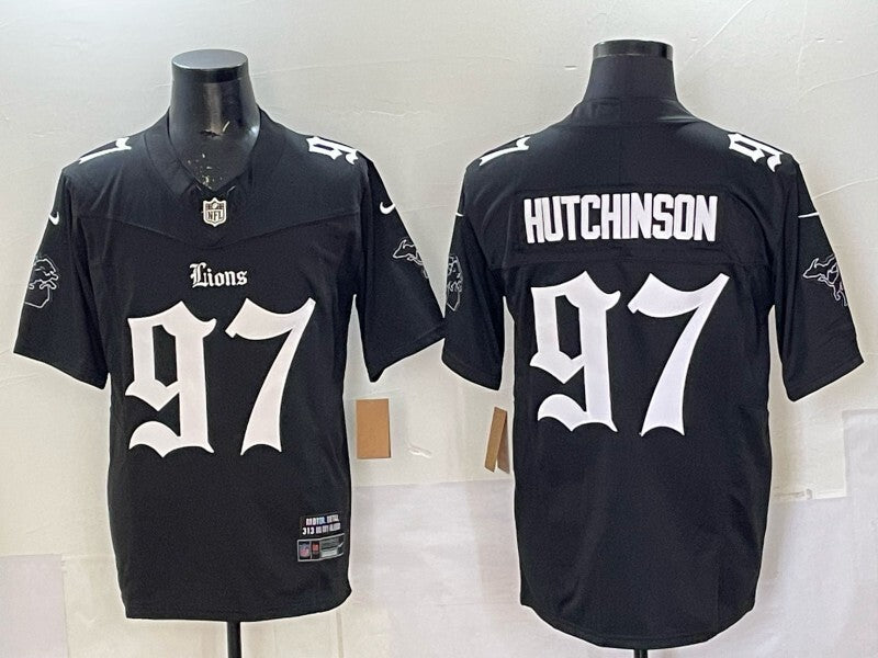 Detroit Lions #97 Aidan Hutchinson 7 Edition