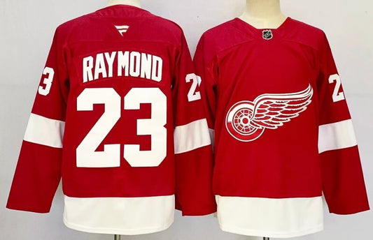 Detroit Red Wings #23 Lucas Raymond Style 2