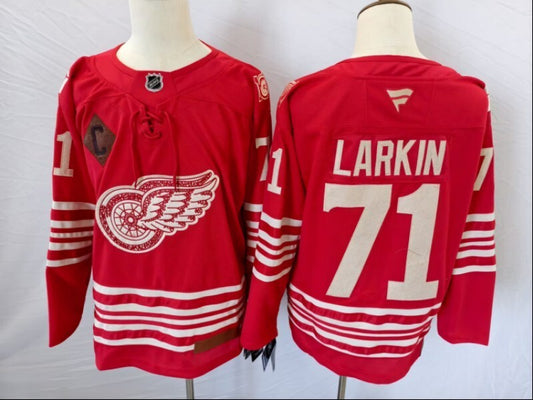 Detroit Red Wings #71 Dylan Larkin Red Wings 100