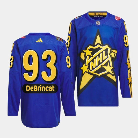 Detroit Red Wings #93 Alex DeBrincat 2024 NHL All-Star Blue Jersey Style 1