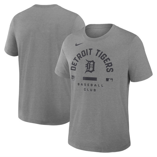 Detroit Tigers Grey Collection Early Work Tri-Blend Dri-FIT T-Shirt