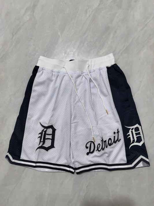 Detroit Tigers Tigers White Shorts Style 2