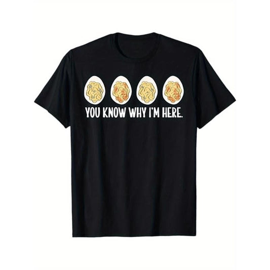Deviled Eggs You Know Why I'm Here Thanksgiving Dinner Fall T-Shirt Halloween Thanksgiving Christmas Gifts for Men Women...