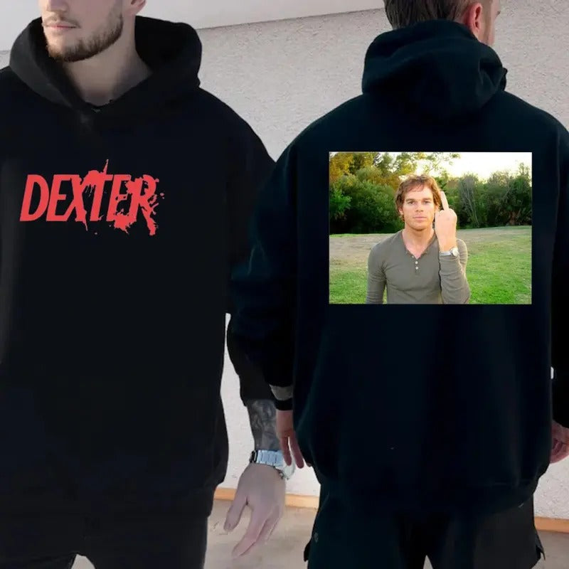 Dexter Morgan Hoodie, Dexxter Unisex T Shirt 2 Side, Dexxter Tv Show, He's Got A Way With Murder Sweatshirt, Unisex...