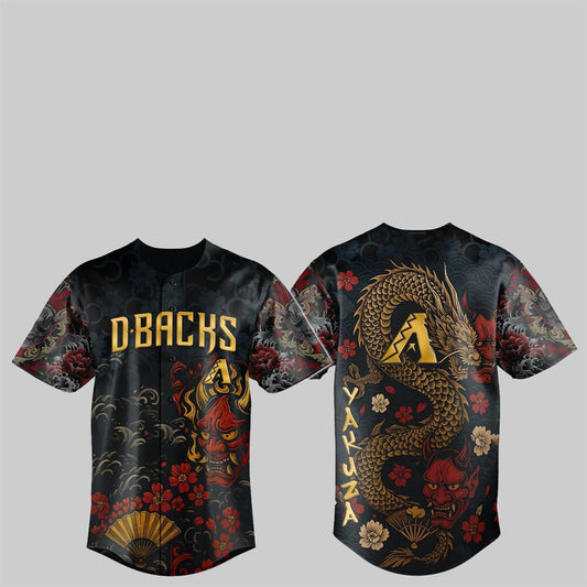Diamondbacks Yakuza Dragon Oni Jersey 2025 - Grishko.com