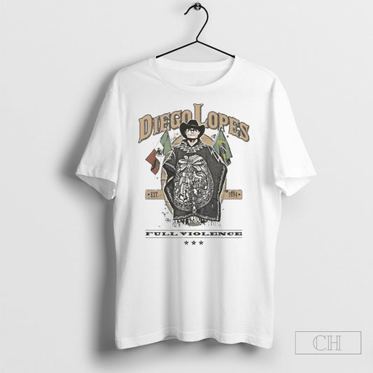 Diego Lopes X Full Violence Est 1994 Graphic T Shirt