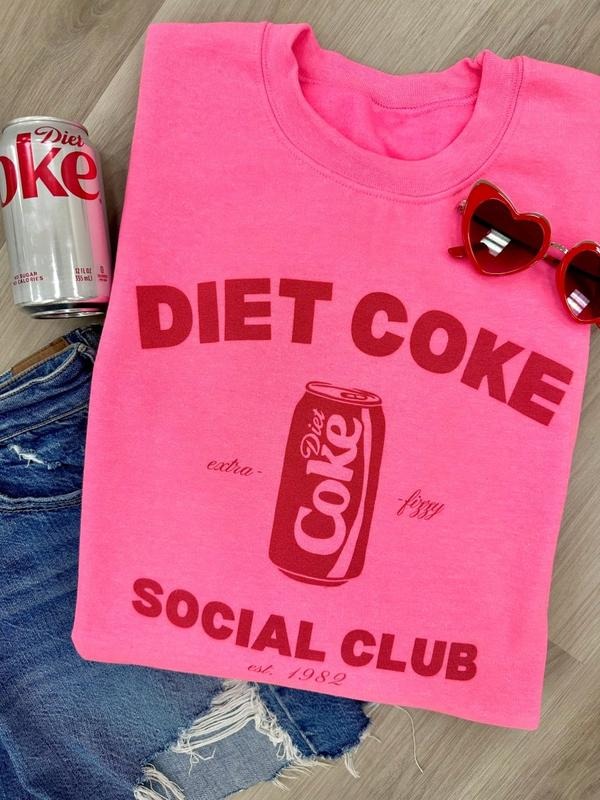 'Diet Coke Social Club' Crewneck Sweatshirt