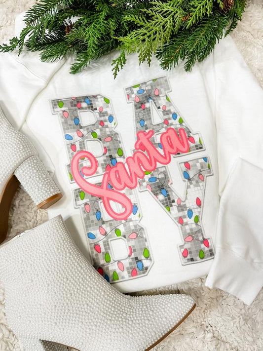 Disco Santa Baby Graphic Top