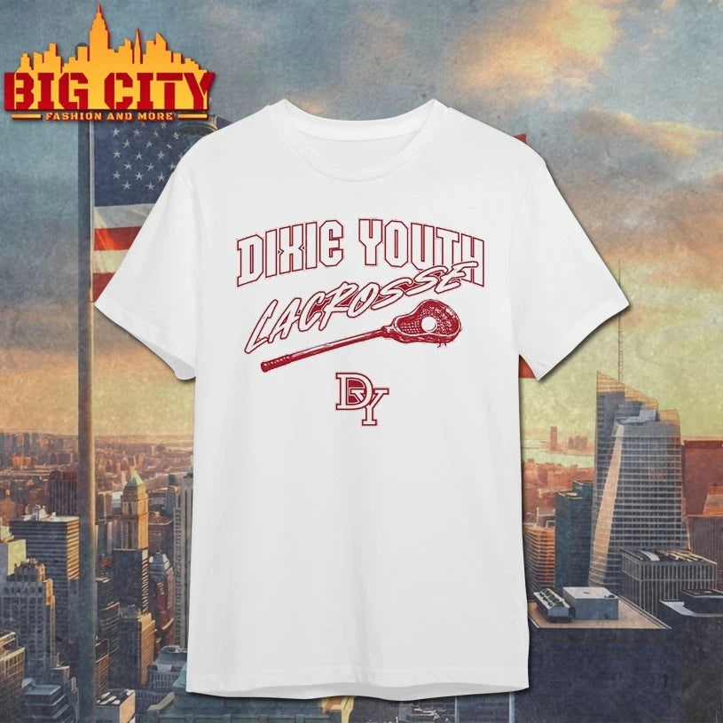 Dixie Youth Lacrosse Ball and Crosse t-shirt