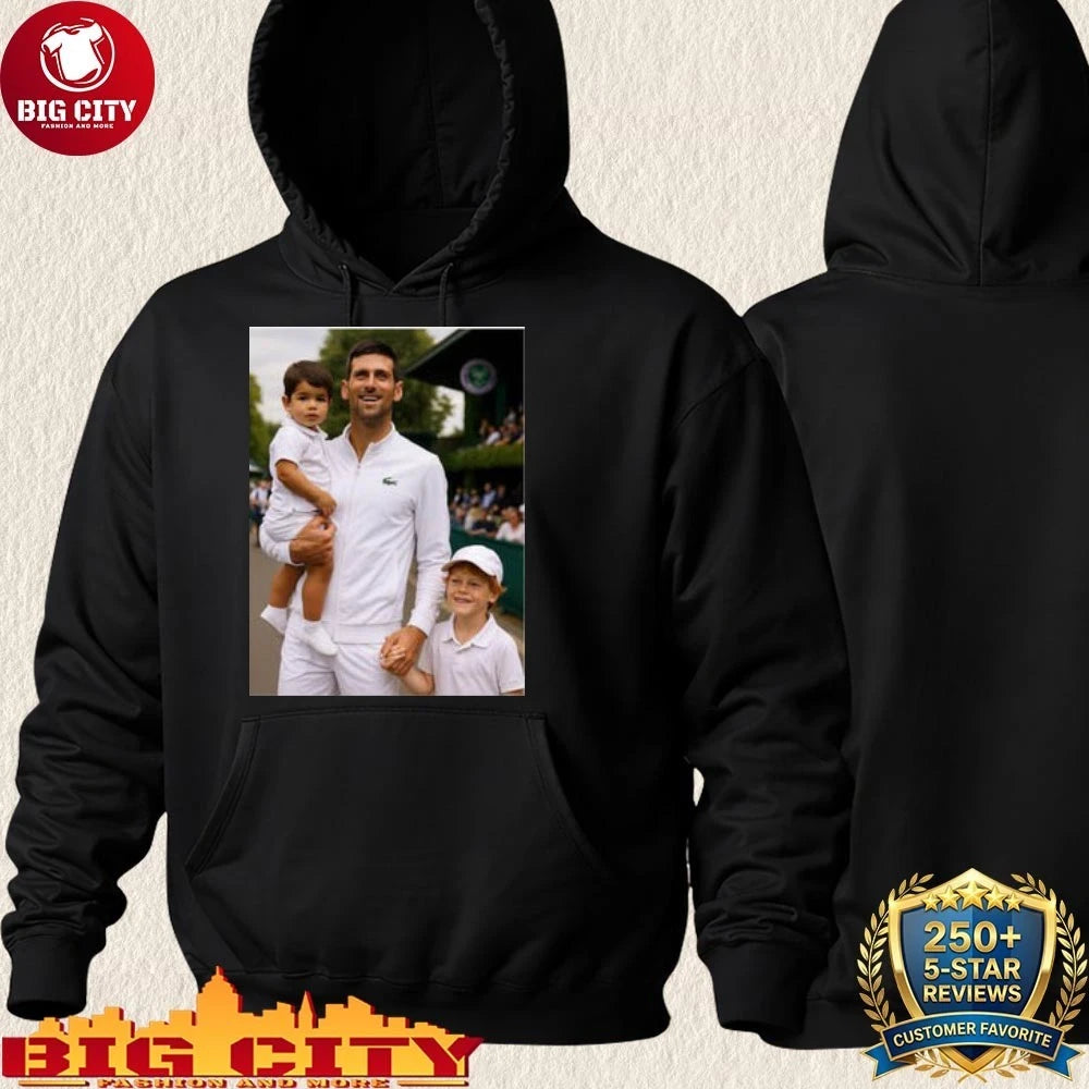 Djokovic Alcaraz and Jannik Australian Open photo shirt