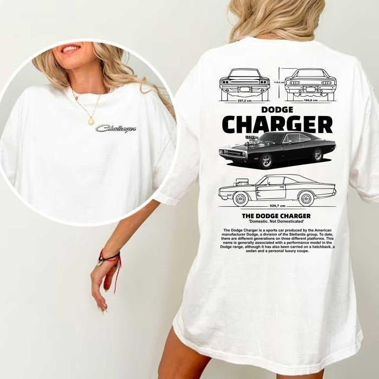 Dodge Charge T-Shirt, Gift for Car Enthusiasts Hoodie, Sweatshirt | InkThreadWorks.com