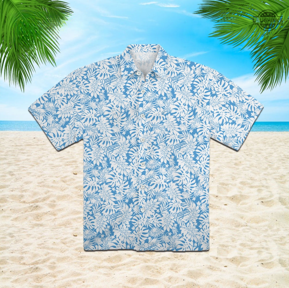 Dodgers Hawaiian Shirt And Shorts Inspired By Los Angeles Dodgers Hawaiian Shirt Night 2023 Dodgers Hawaiian Shirt Day Dodgers Hawaiian Night Dodgers Shirt Mlb Hawaiian Shirts For Men