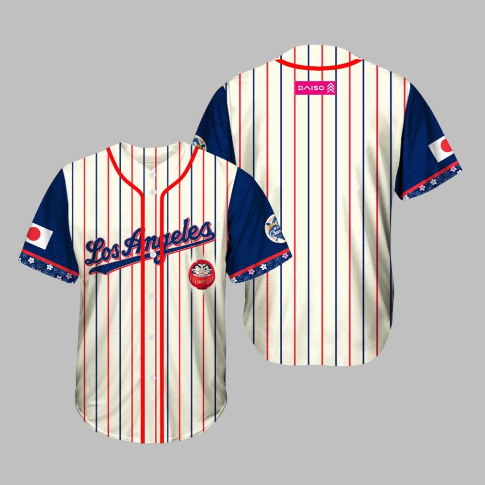 Dodgers Japanese Heritage Night 2025 Baseball Jersey - Grishko.com