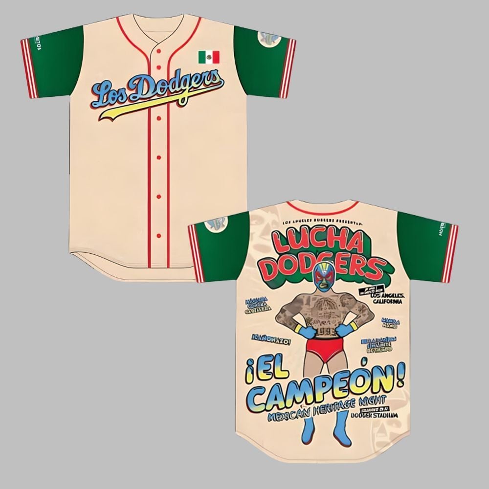 Dodgers Mexican Heritage Jersey 2025 Giveaways - Grishko.com