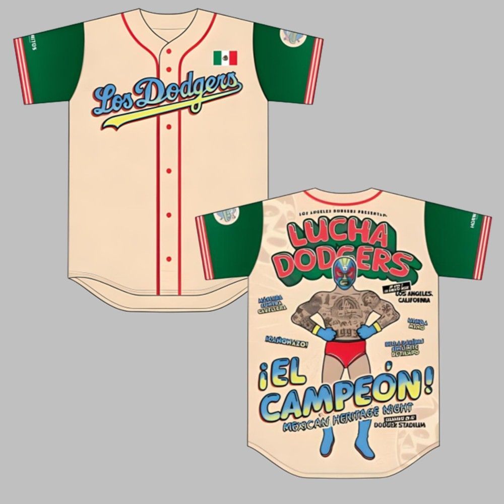 Dodgers Mexican Heritage Night Jersey 2025 - Grishko.com