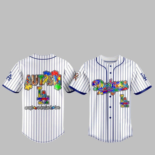 Dodgers x World Autism Awareness Day Special Jersey - Grishko.com