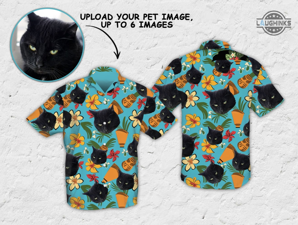 Dog Hawaiian Shirt Custom Aloha Shirts Hawaiian Shirt With Cat Face Custom Hawaiian Shirt With Dog Face Custom Face Hawaiian Shirt And Shorts Custom Pet Portrait NEW