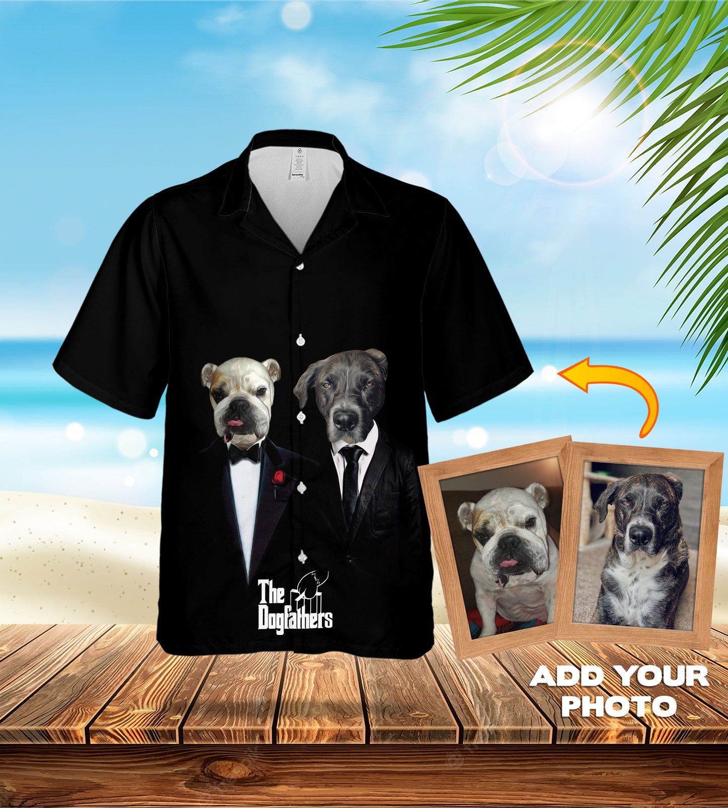Custom Hawaiian Shirt (The Dogfathers: 1-4 Pets)