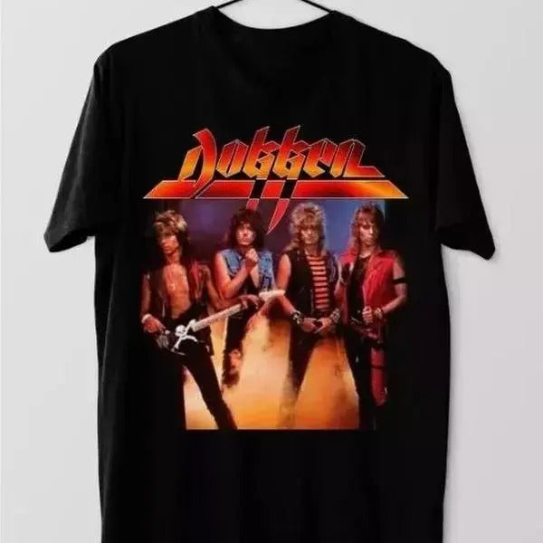 Dokken Band Unisex T-shirt Gift for Fans Cotton Menswear Top Decoration Hoodie, Sweatshirt | InkThreadWorks.com