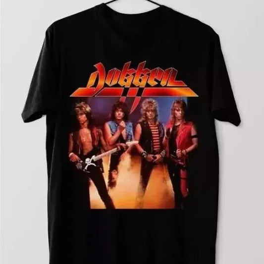 Dokken Band Unisex T-shirt Gift for Fans Cotton Menswear Top Decoration Hoodie, Sweatshirt | InkThreadWorks.com