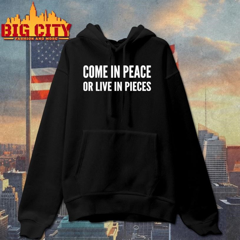 Don Lemon Come In Peace Or Leave In Pieces Shirt