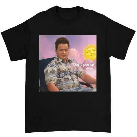 Don't Give Up - Gibby T-Shirt Highlighting Motivational and Nostalgic Design Hoodie, Sweatshirt | InkThreadWorks.com
