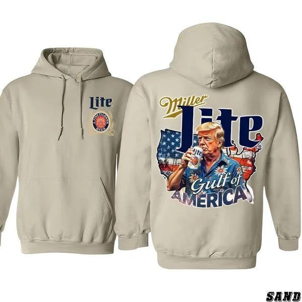 Donald Trump Guft Of America Shirt, Trump Supporter Sweatshirt, M!ller L!te Hoodie, Beer Drinking Shirt For Men And...