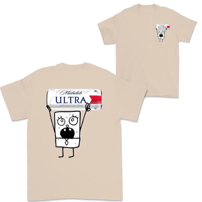 Doodlebob Michelob Ultra EsDoodlebob Michelob Ultra Essential 2 Sided, S to 4XL T-Shirts, Hoodie, Sweatshirt