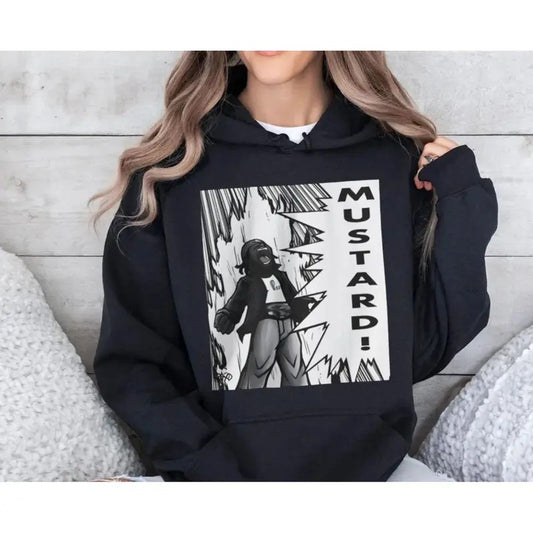 Dope Anime Style Mustard Kendrick Lamar Shirt, Tv Off Kendrick Mustard Meme Hoodie, Gnx, New Album Sweatshirt, Sza, Unisex Sweater Pullover Tee