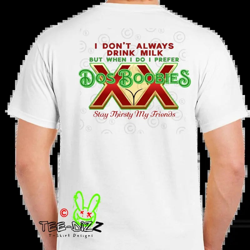 Dos Boobies Men's Funny T-shirt - Casual Style for Men, Suitable for Everyday Wear
