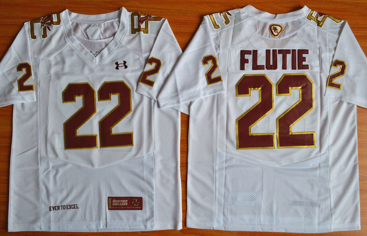 Doug Flutie 22 White