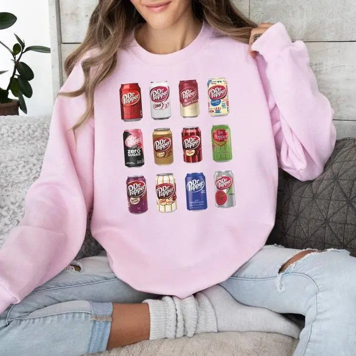 Dr. Pepper sweatshirt, soda sweatshirt, pop sweatshirt a812 T-Shirts, Hoodie | InkThreadWorks.com