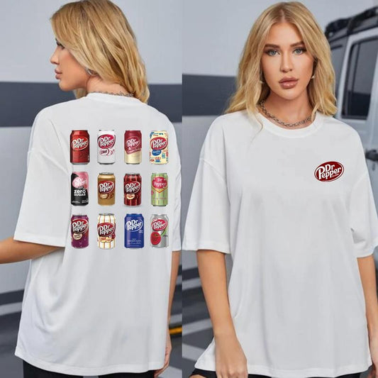 Dr Pepper 2 Sides Shirt Hoodie, Sweatshirt | InkThreadWorks.com