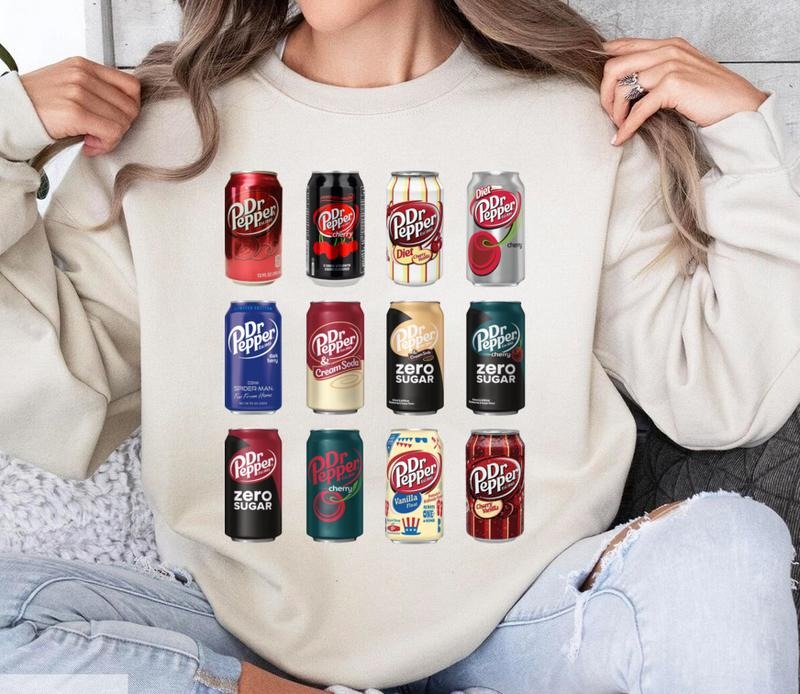 Dr Pepper Drink Sweatshirt, Dr Pepper Sweater T-Shirts, Hoodie | InkThreadWorks.com