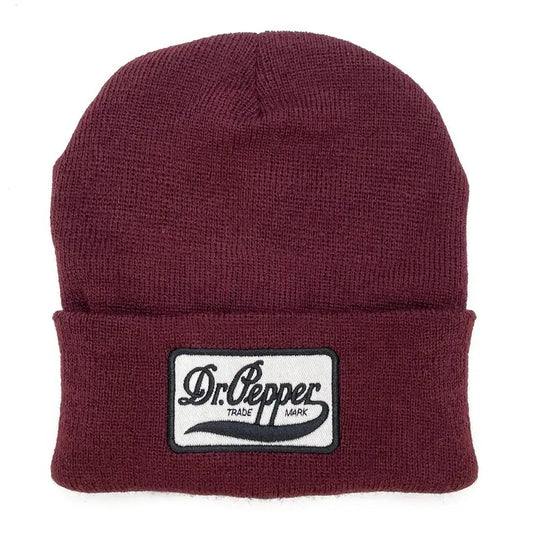 Dr Pepper Trademark Logo Beanie - Burgundy T-Shirts, Hoodie, Sweatshirt | InkThreadWorks.com