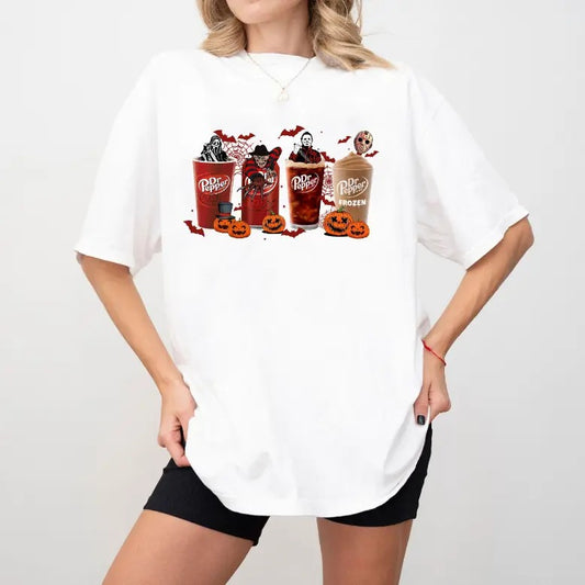 Dr. P.epper Coffee Halloween Shirt, Retro Halloween Shirt, Pumpkin Shirt