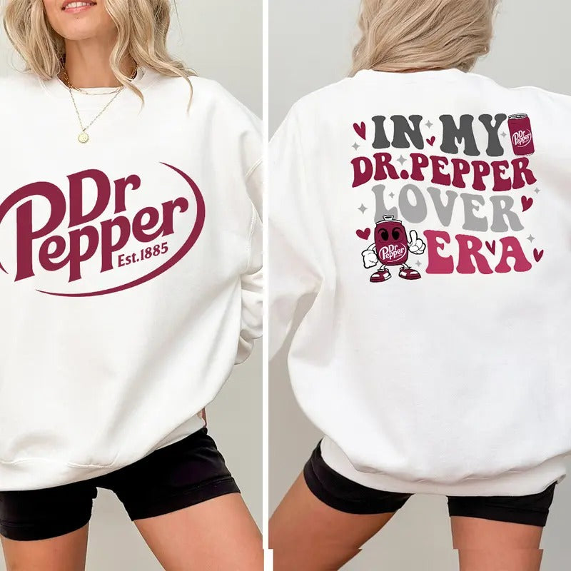 Dr. Pepper & Anxiety Sweatshirt, Dr. Pepper Shirt, Hoodie, Sweatshirt, Dr. Pepper Sweatshirt, Shirt, Graphic Tee, Crewneck
