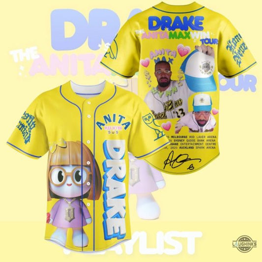 Drake Anita Max Wynn Baseball Jersey Shirt 2025