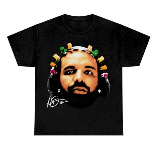 Drake Black Graphic Tee Shirt Classic Cotton Unisex