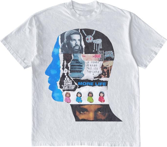 Drake Head Album T-Shirt Graphic Vintage Tee 100% Cotton For Men For Women cute  shirts Menswear Soft