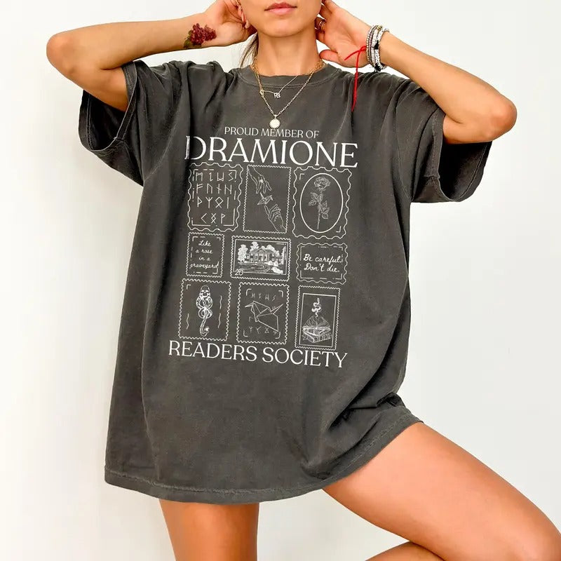 Dramione Shirt Book Club Shirt Dramione Readers Society Shirt Manacled Shirt Morally Grey Shirt Dark Academia Shirt...