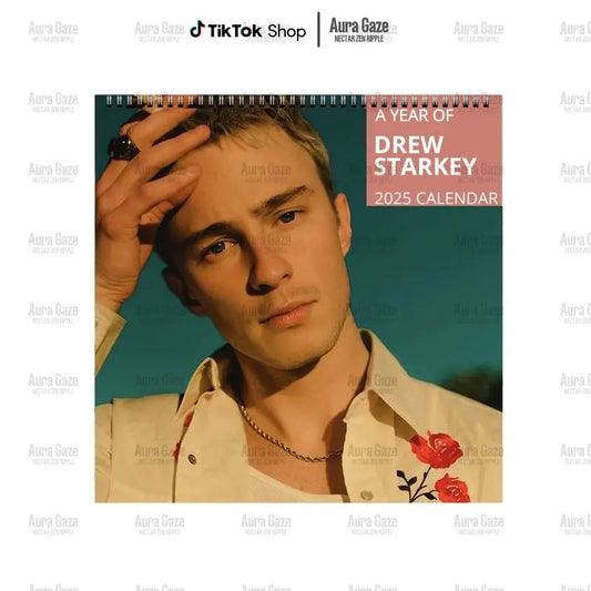 Drew Starkey 2025 Wall Calendar Planner, Outerbanks OBX, Unique Holiday Gift, Gift For Her, Drew Starkey Celebrity Merchandise, Celebrity Crush Merchstyle{n002}2