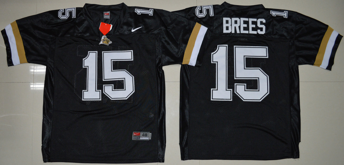 Drew Brees 15 Black